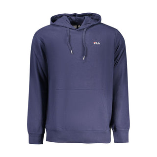 Sudadera con capucha para hombre de algodón azul