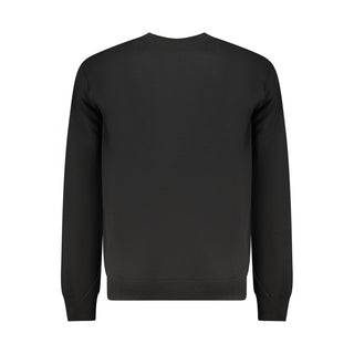 Black Organic Cotton Men Sweatshirt