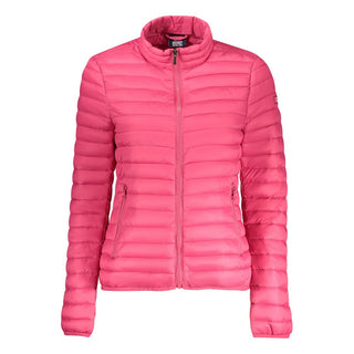 Chaqueta rosa de poliamida para mujer