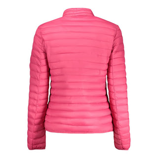 Chaqueta rosa de poliamida para mujer