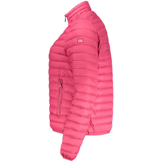 Chaqueta rosa de poliamida para mujer