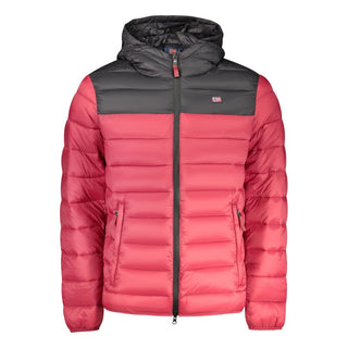 Chaqueta roja de poliamida para hombre