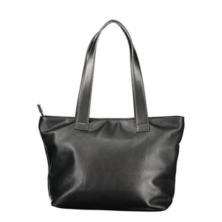 Black Polyurethane Women's Bag for Sophisticated Accessorizing