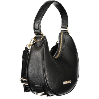 Nero Polyurethan Damen-Tasche mit verstellbarem Schulterriemen