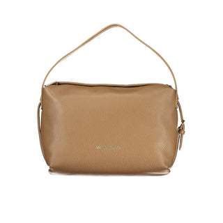 Brown Polyurethane Women's Bag