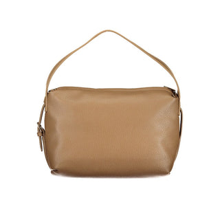 Brown Polyurethane Women's Bag