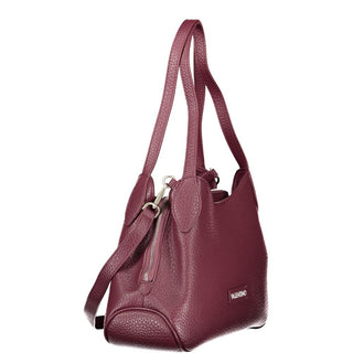 Rote Polyethylen-Handtasche