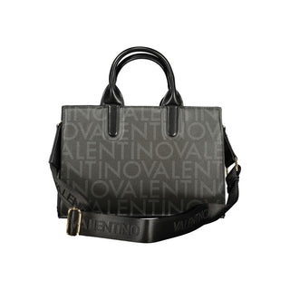 Damenhandtasche aus schwarzem Polyurethan