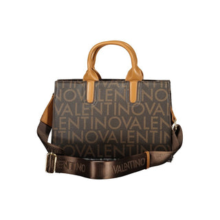 Brown Polyurethane Women's Bag