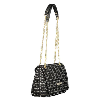 Black Polyester Womens Bag
