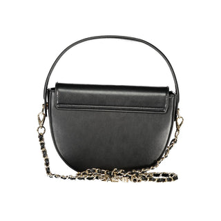 Black Polyurethane Women's Bag