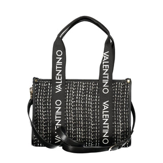 Black Polyester Women Bag