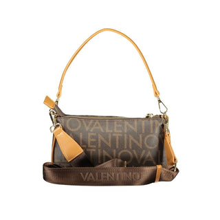 Brown Polyurethane Womens Bag