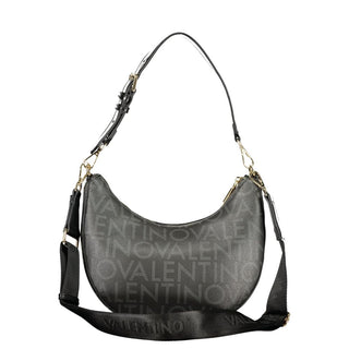 Schwarze Damenhandtasche aus Polyurethan
