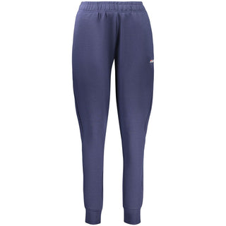 Pantalón de chándal azul de algodón orgánico para mujer