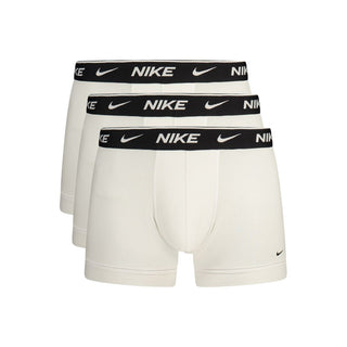 Boxer corto para hombre de algodón blanco