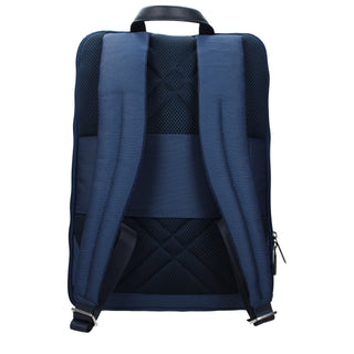 Blauer Stoffrucksack