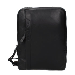 Black Leather Crossbody Bag