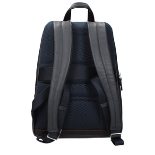 Mochila de cuero gris