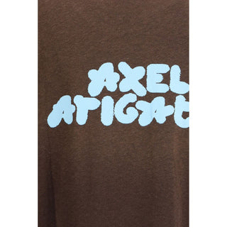 Camiseta marrón de algodón