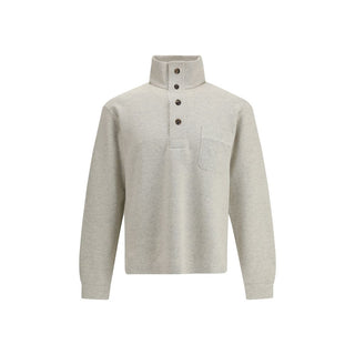 Beige Cotton Sweatshirt