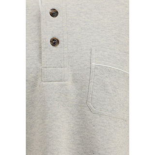 Beige Cotton Sweatshirt
