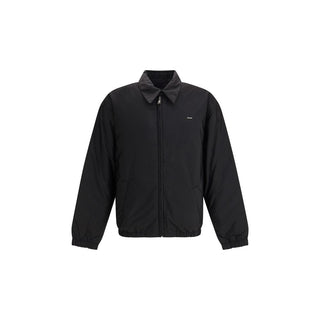 Chaqueta larga de poliamida reciclada negra