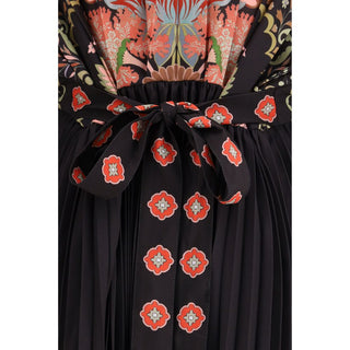 Mehrfarbiges Polyester-Freizeitkleid
