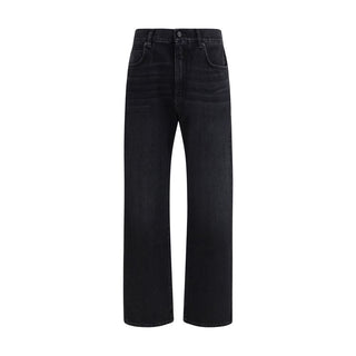 Jeans de algodón negro