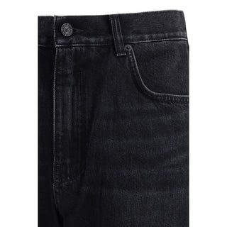 Jeans de algodón negro