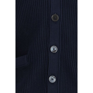 Blue Cotton Cardigan