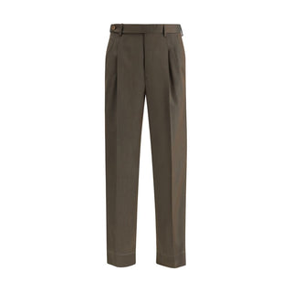 Bicolor Wool Oves Aries Casual Pants