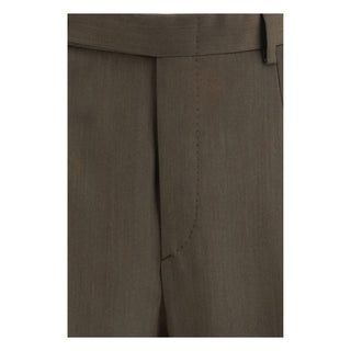 Bicolor Wool Oves Aries Casual Pants